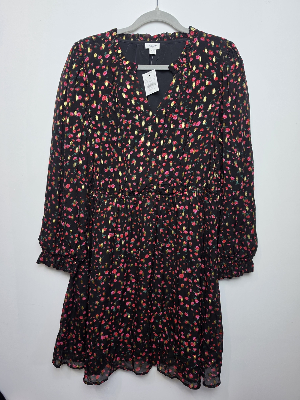 J Crew Dress Clip Dot Dress